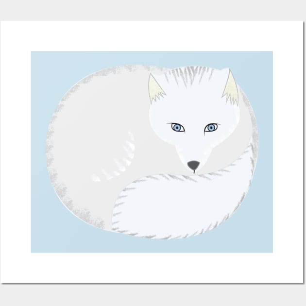 Arctic Fox Wall Art by YouAreHere